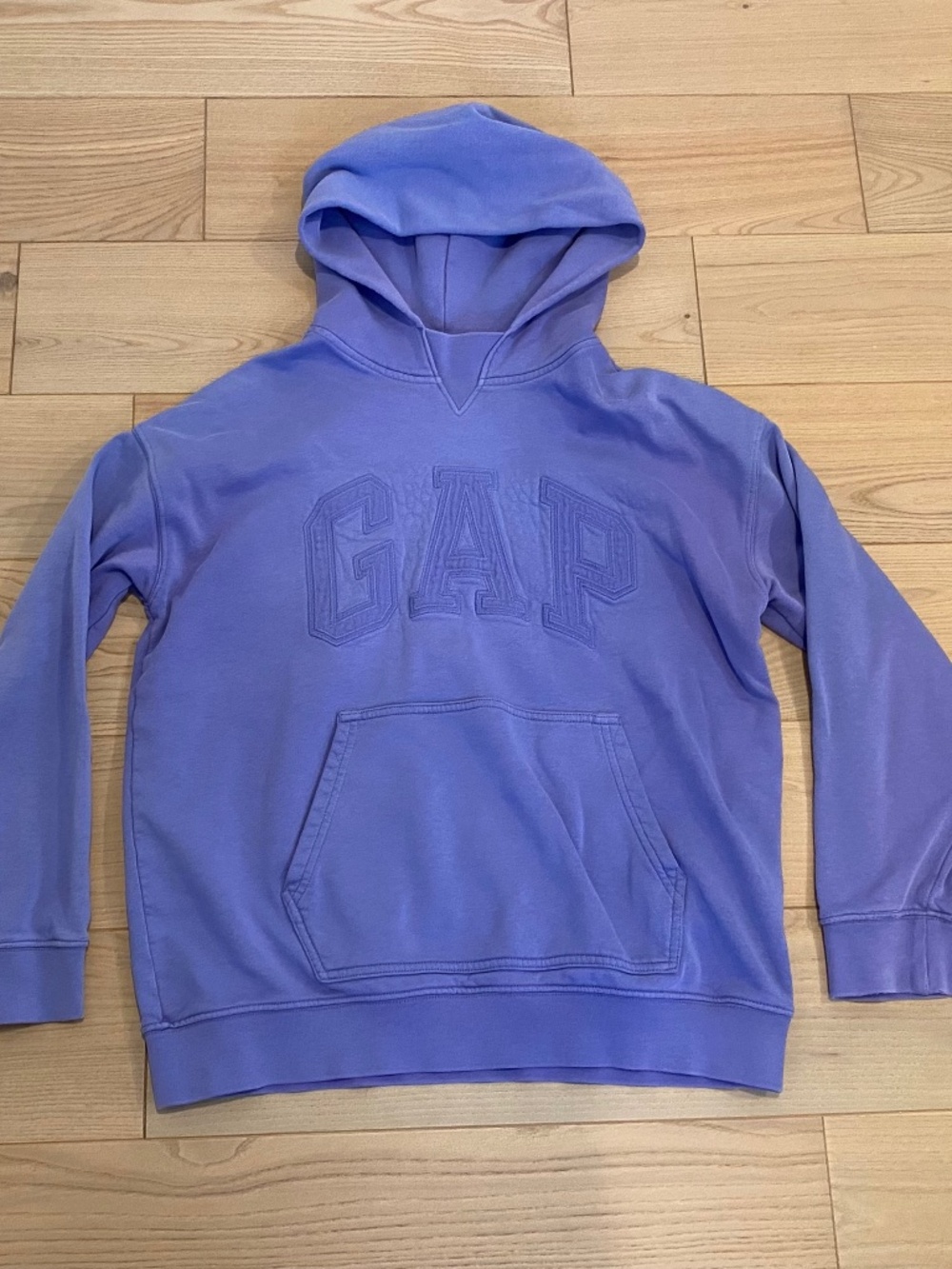 GAP Teen Girls’ Size 18-20 Purple Pullover Hoodie with Front Pocket